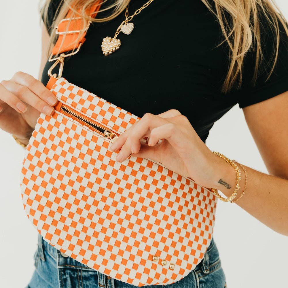 Westlyn Woven Crossbody Bag Bags + Pouches