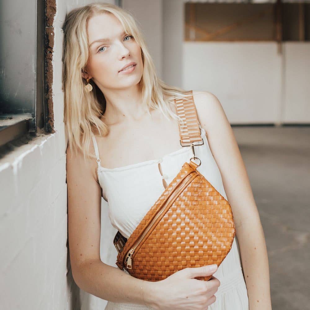 Westlyn Woven Crossbody Bag Bags + Pouches