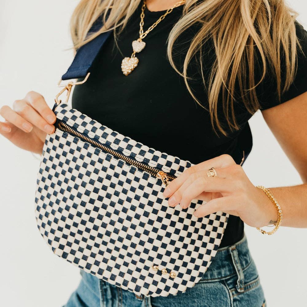 Westlyn Woven Crossbody Bag Bags + Pouches