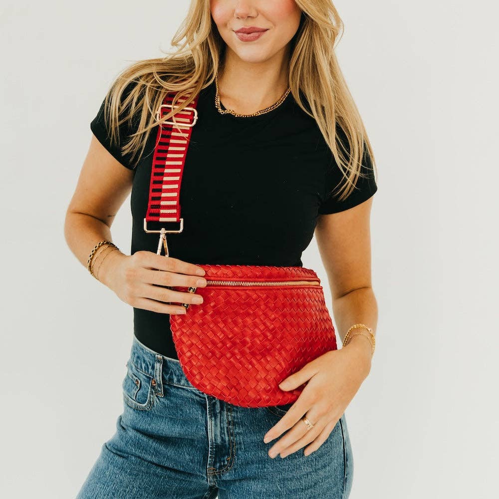 Westlyn Woven Crossbody Bag Bags + Pouches