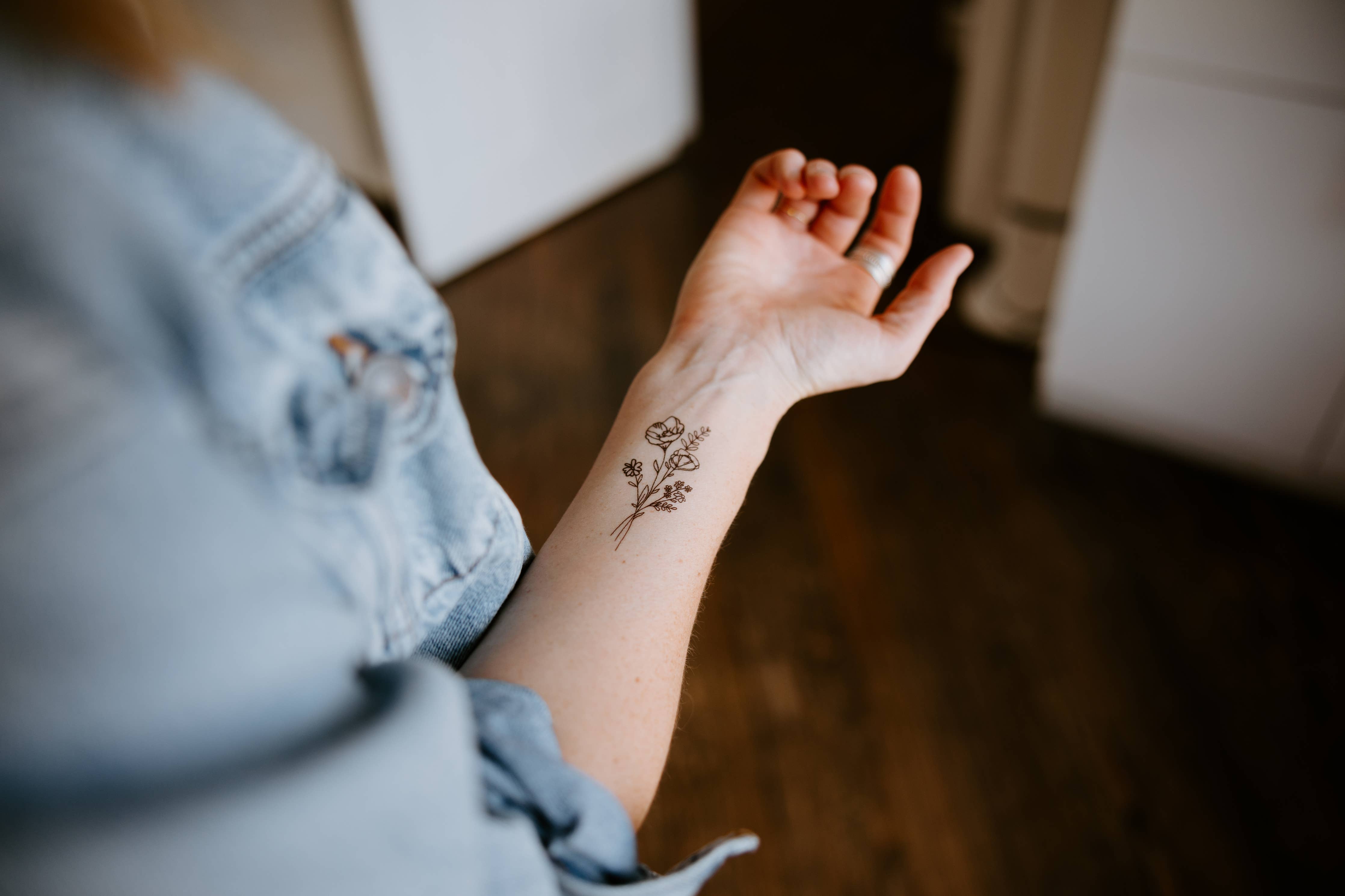 Wildflower Temporary Tattoos Skin + Body