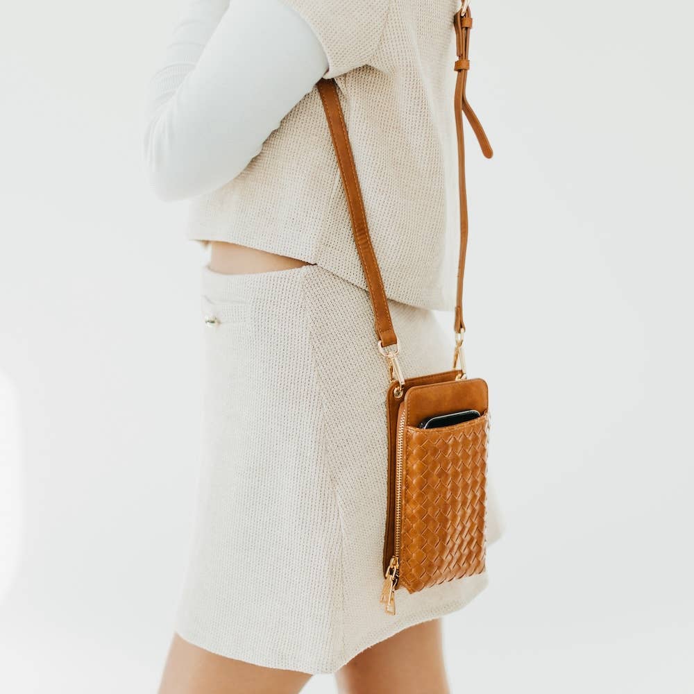 Woven Double Duty Phone Bag Bags + Pouches