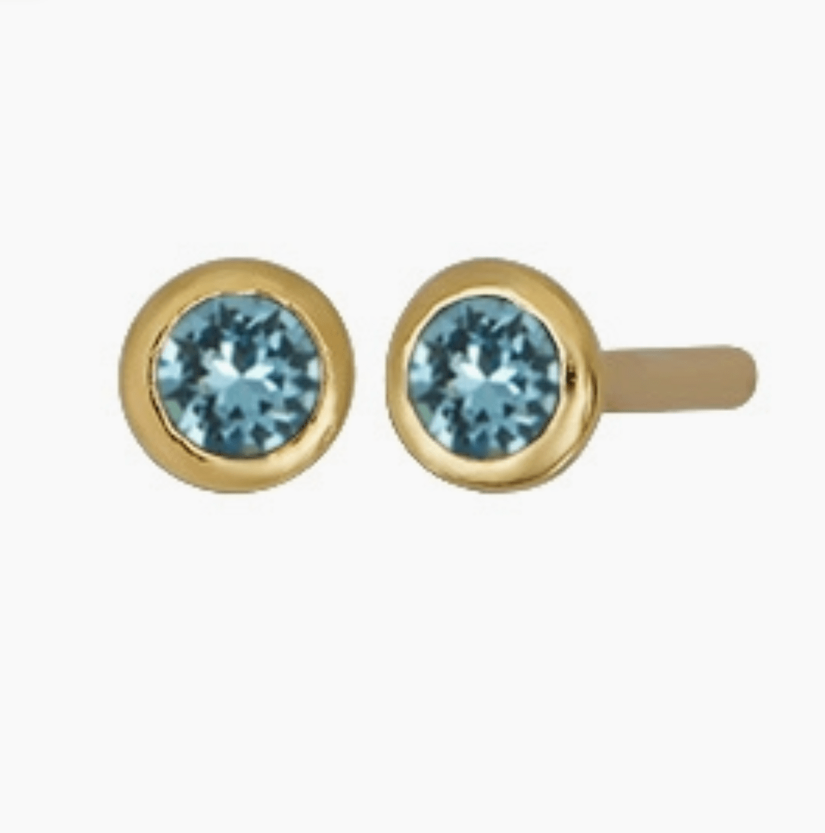 Birthstone Stud Earrings in Gold // Choose Stone Earrings
