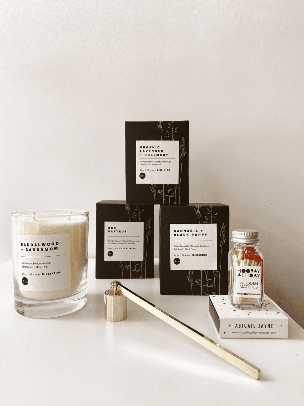 Candle Snuffer Candles + Incense