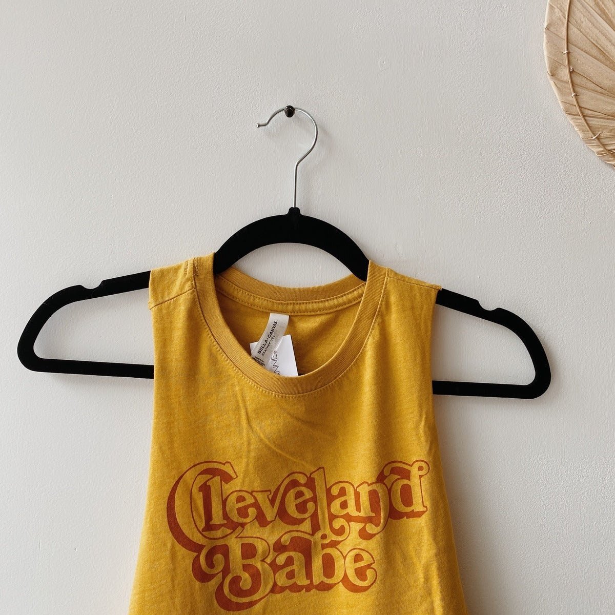 Cleveland Babe Cropped Tank // Mustard Tops