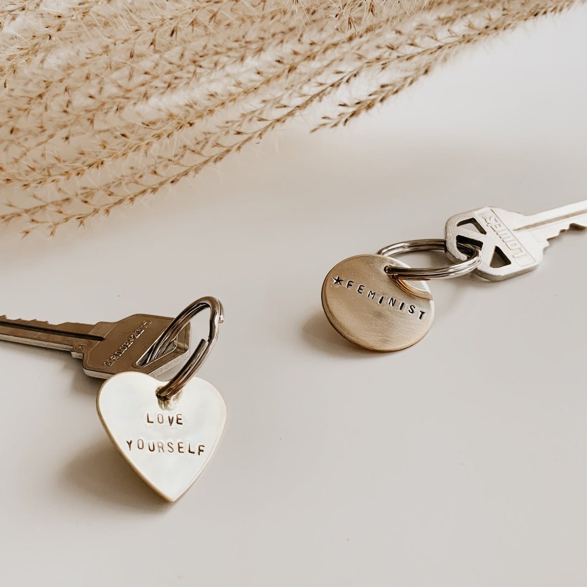 Custom Stamped Key Tags Keychains