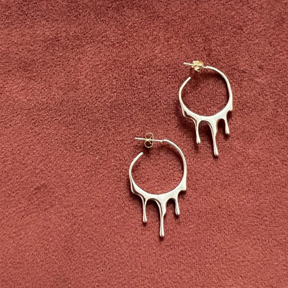 Drip Earrings - Gold or Silver Earrings