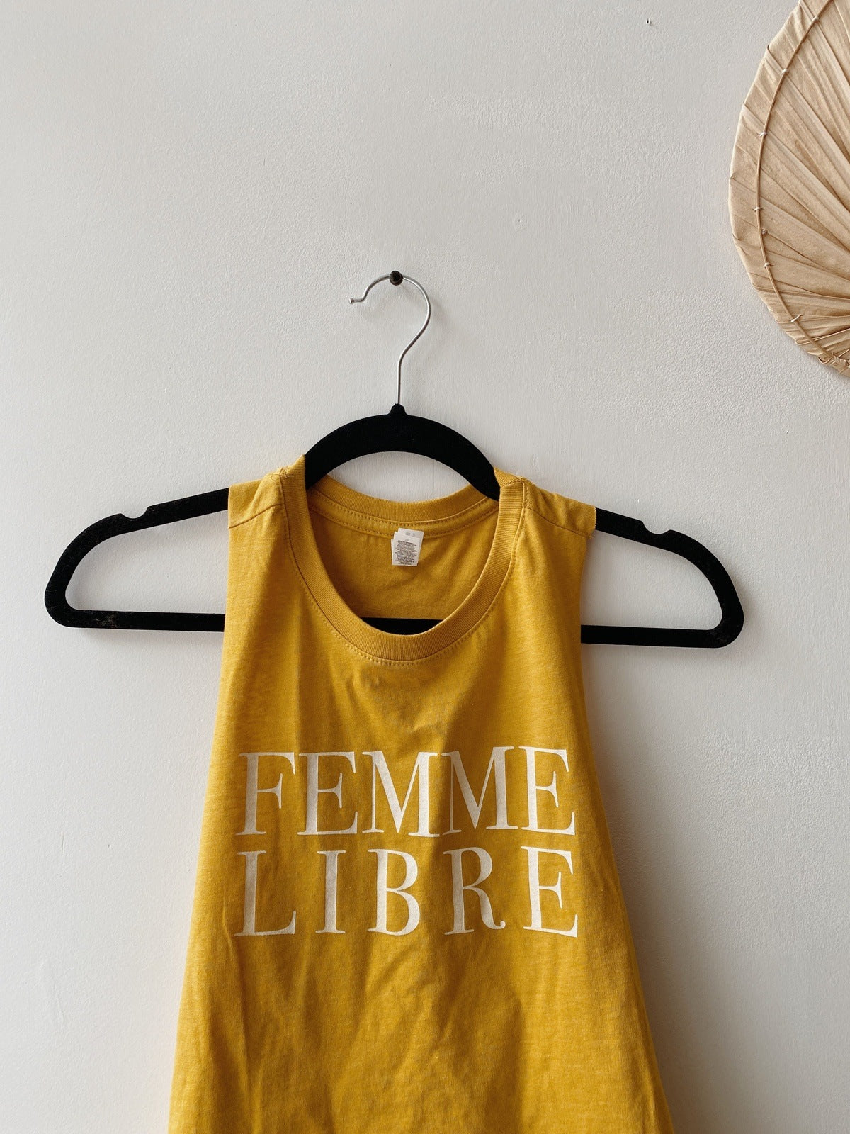 Femme Libre Cropped Tank // Mustard Tops