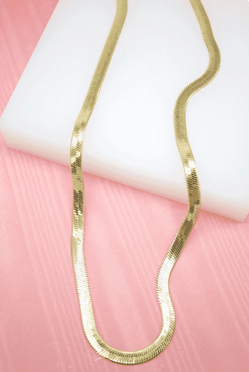 Memoir Gold plated internlink design 5mm hollow Italian chain necklace for  Men Women : Amazon.in: Fashion