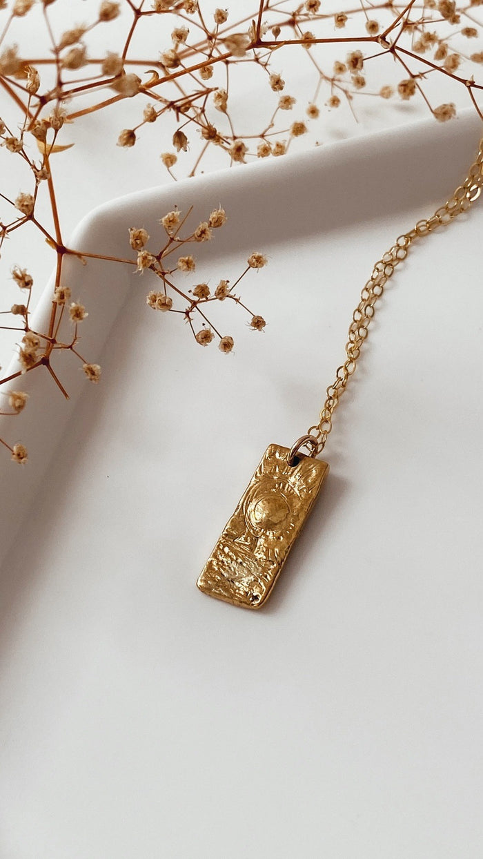 Golden Hour Sunrise Necklace