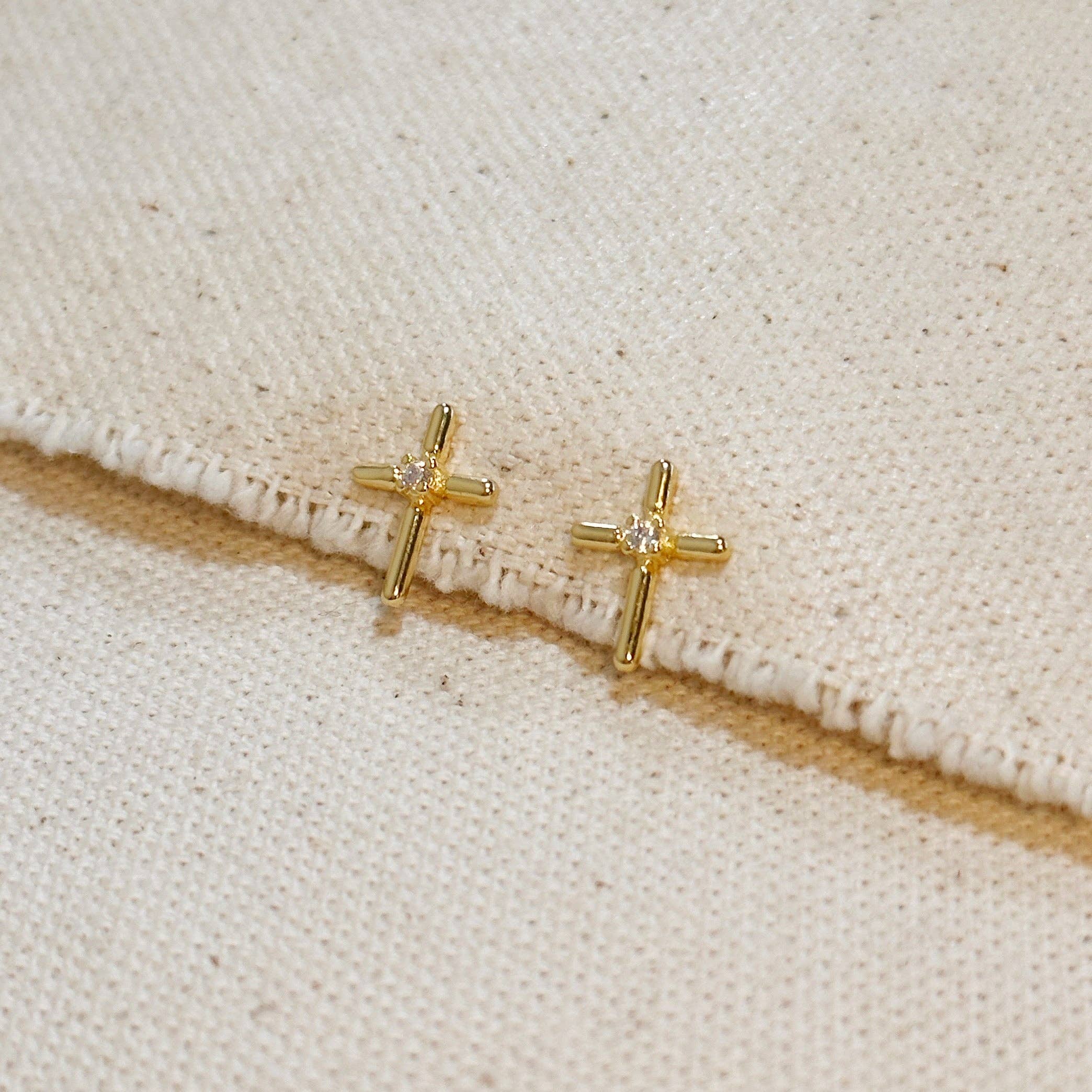 Mini Cross Stud Earrings Earrings