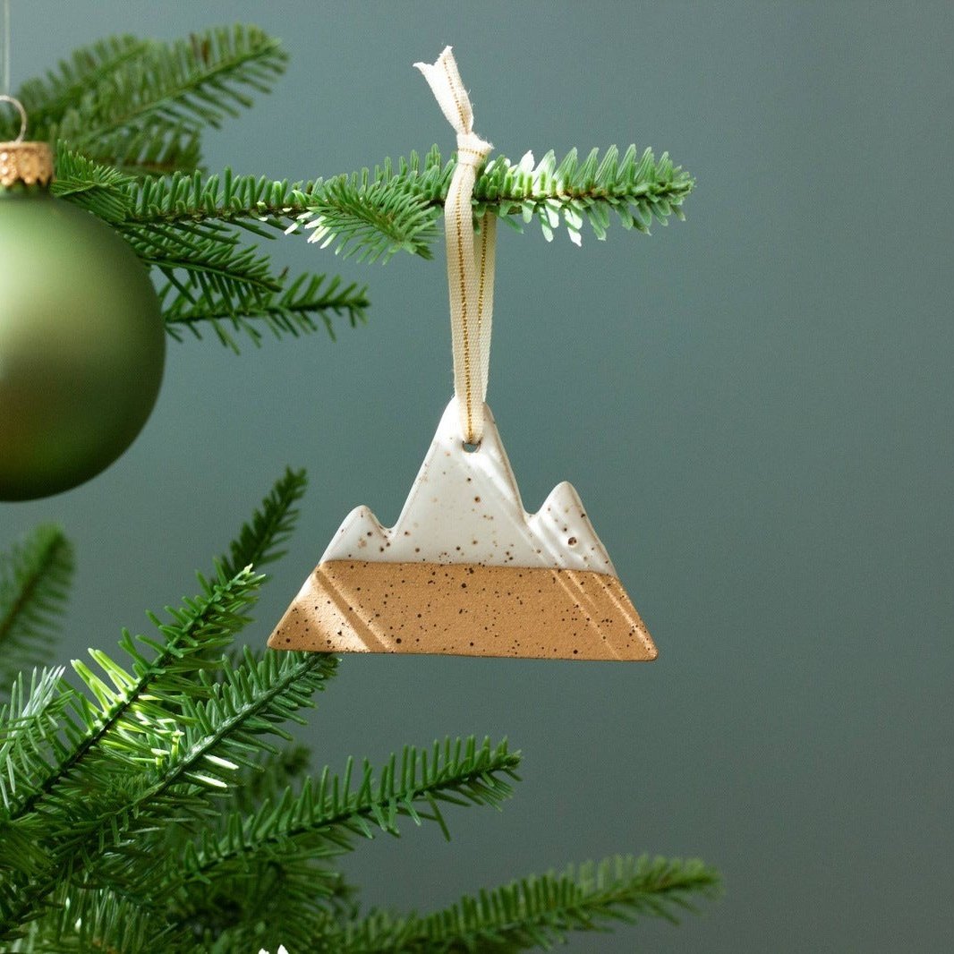 Speckled Mountain Ceramic Ornament Ornament