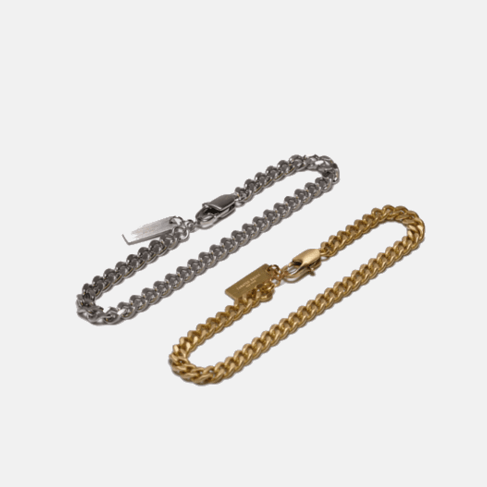 Thin Steel or Brass Chain Bracelet Bracelets + Anklets