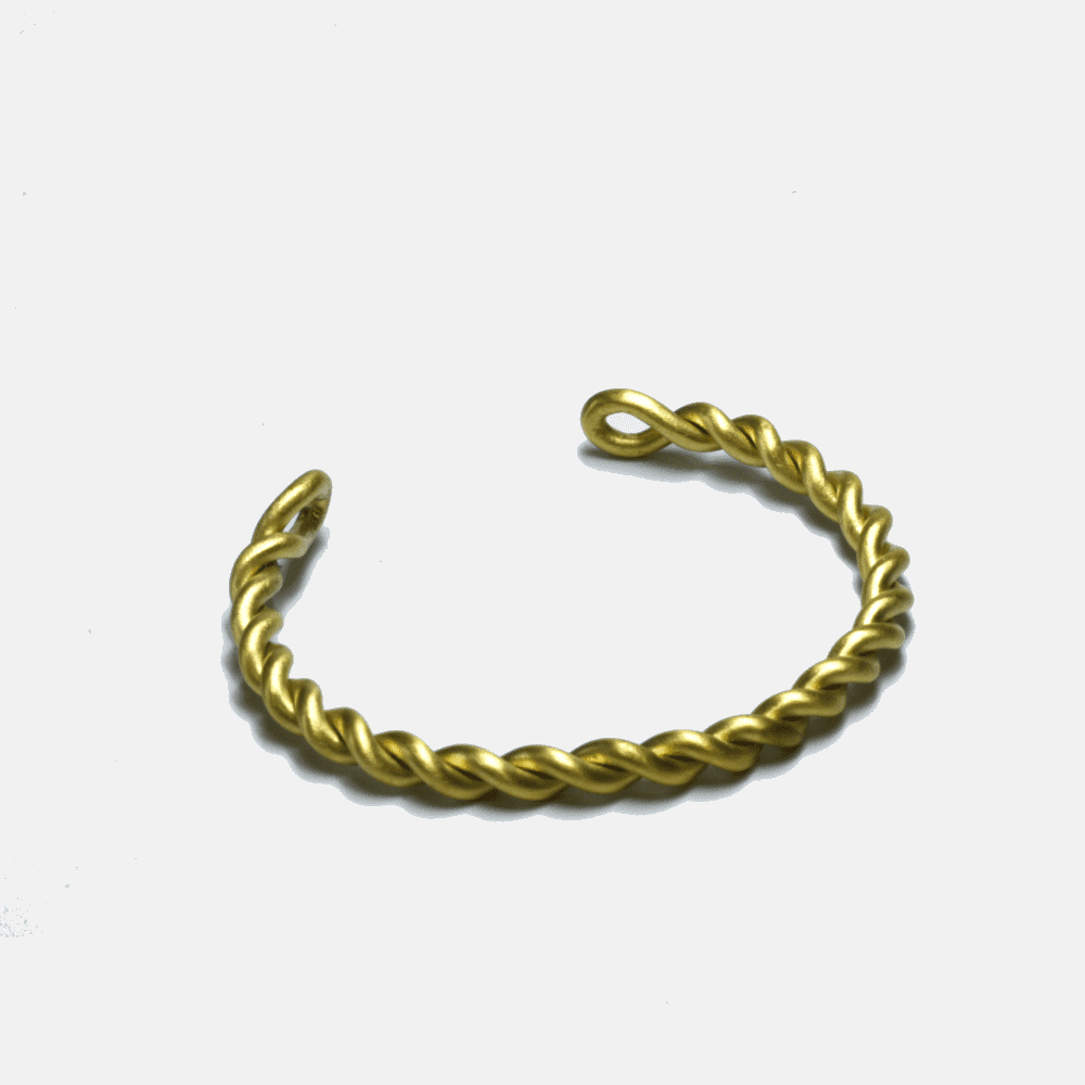 Twisted Brass Cuff Bracelets + Anklets